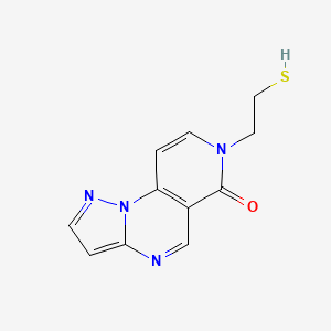 7-(2-mercaptoethyl)pyrazolo[1,5-a]pyrido[3,4-e]pyrimidin-6(7H)-one