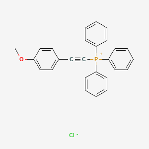 [(4-Methoxyphenyl)ethynyl](triphenyl)phosphanium chloride