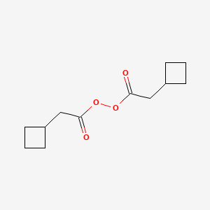 molecular formula C12H18O4 B14619249 (2-Cyclobutylacetyl) 2-cyclobutylethaneperoxoate CAS No. 59543-39-4