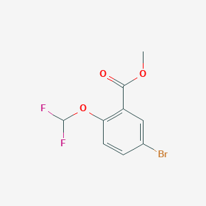 molecular formula C9H7BrF2O3 B1461929 5-溴-2-(二氟甲氧基)苯甲酸甲酯 CAS No. 1131587-78-4