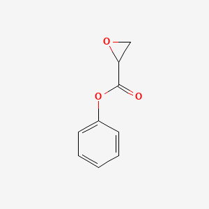 molecular formula C9H8O3 B14619296 Phenyl oxirane-2-carboxylate CAS No. 57338-52-0