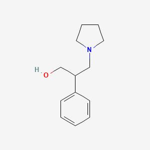 2-Phenyl-3-pyrrolidin-1-yl-propan-1-ol
