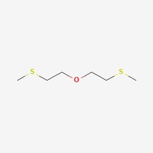 molecular formula C6H14OS2 B14619370 1-(Methylsulfanyl)-2-[2-(methylsulfanyl)ethoxy]ethane CAS No. 60899-64-1