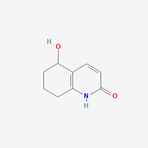 molecular formula C9H11NO2 B1461938 5-hydroxy-5,6,7,8-tetrahydro-1H-quinolin-2-one CAS No. 923679-78-1