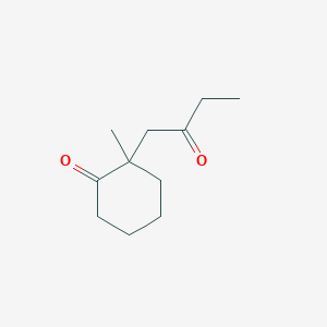 2-Methyl-2-(2-oxobutyl)cyclohexan-1-one