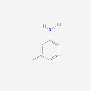 molecular formula C7H8ClN B14619395 N-(3-Methylphenyl)hypochlorous amide CAS No. 57311-94-1