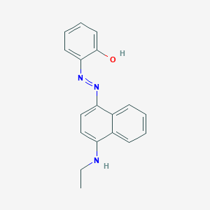 6-{2-[4-(Ethylamino)naphthalen-1-yl]hydrazinylidene}cyclohexa-2,4-dien-1-one