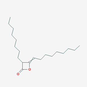molecular formula C20H36O2 B14619505 4-Nonylidene-3-octyloxetan-2-one CAS No. 58712-53-1