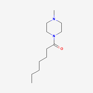 Piperazine, 1-heptanoyl-4-methyl-