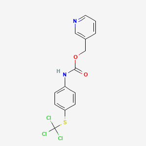 (Pyridin-3-yl)methyl {4-[(trichloromethyl)sulfanyl]phenyl}carbamate