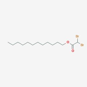 molecular formula C14H26Br2O2 B14619546 Dodecyl dibromoacetate CAS No. 59989-48-9