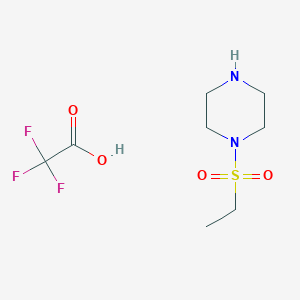 molecular formula C8H15F3N2O4S B1461956 1-(乙基磺酰基)哌嗪 2,2,2-三氟乙酸盐 CAS No. 435345-15-6