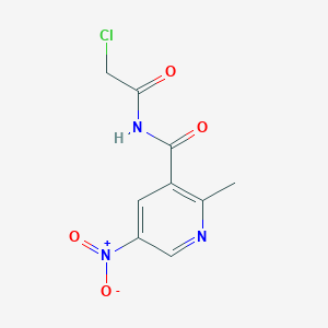 N-(Chloroacetyl)-2-methyl-5-nitropyridine-3-carboxamide