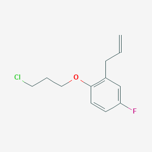 1-(3-Chloropropoxy)-4-fluoro-2-(prop-2-en-1-yl)benzene