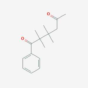 2,2,3,3-Tetramethyl-1-phenylhexane-1,5-dione