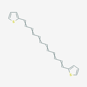 molecular formula C20H18S2 B14619631 2,2'-(Dodeca-1,3,5,7,9,11-hexaene-1,12-diyl)dithiophene CAS No. 60602-93-9