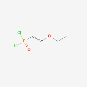 molecular formula C5H9Cl2O2P B14619647 {2-[(Propan-2-yl)oxy]ethenyl}phosphonic dichloride CAS No. 57006-86-7