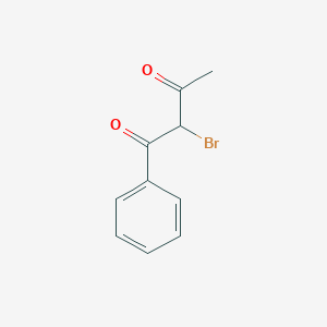 molecular formula C10H9BrO2 B14619655 1,3-Butanedione, 2-bromo-1-phenyl- CAS No. 57626-33-2