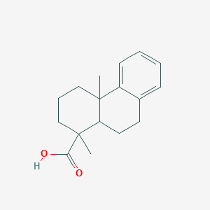 molecular formula C17H22O2 B14619677 Podocarpa-8,11,13-trien-15-oic acid CAS No. 57345-30-9