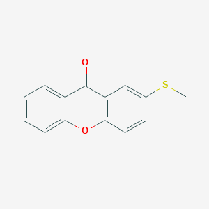 molecular formula C14H10O2S B14619687 2-(Methylsulfanyl)-9H-xanthen-9-one CAS No. 60086-25-1