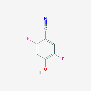 molecular formula C7H3F2NO B1461970 2,5-二氟-4-羟基苯甲腈 CAS No. 887267-05-2