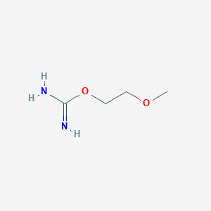 molecular formula C4H10N2O2 B14619704 2-Methoxyethyl carbamimidate CAS No. 57536-17-1