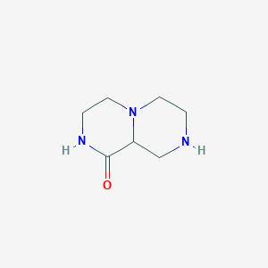 molecular formula C7H13N3O B1461971 hexahydro-2H-pyrazino[1,2-a]pyrazin-1(6H)-one CAS No. 929047-73-4