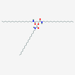 N~1~,N~4~-Dioctadecyl-2-[2-(octadecylamino)-2-oxoethoxy]butanediamide