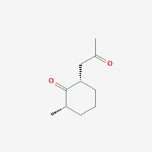 (2S,6S)-2-methyl-6-(2-oxopropyl)cyclohexan-1-one