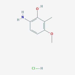 6-Amino-3-methoxy-2-methylphenol;hydrochloride