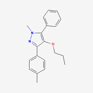 1-Methyl-3-(4-methylphenyl)-5-phenyl-4-propoxy-1H-pyrazole