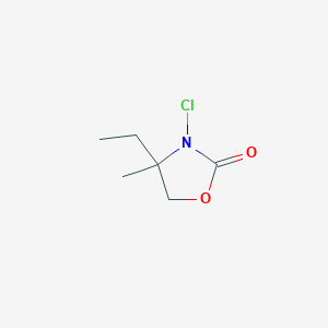 3-Chloro-4-ethyl-4-methyl-1,3-oxazolidin-2-one