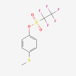 4-(Methylsulfanyl)phenyl pentafluoroethane-1-sulfonate