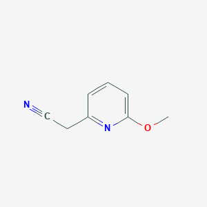 molecular formula C8H8N2O B1461978 2-(6-甲氧基吡啶-2-基)乙腈 CAS No. 1000512-48-0