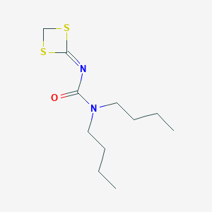 N,N-Dibutyl-N'-1,3-dithietan-2-ylideneurea