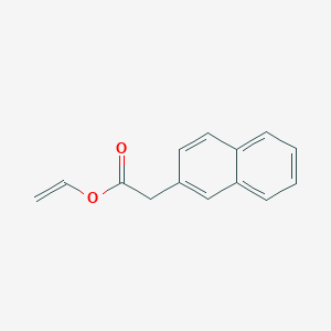 molecular formula C14H12O2 B14619788 Ethenyl (naphthalen-2-yl)acetate CAS No. 57442-91-8