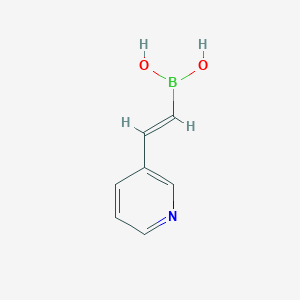 molecular formula C7H8BNO2 B1461980 [(E)-2-(3-吡啶基)乙烯基]硼酸 CAS No. 352525-93-0