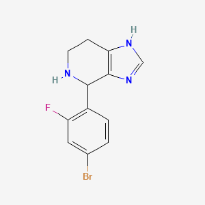 4-(4-bromo-2-fluorophenyl)-4,5,6,7-tetrahydro-3H-imidazo[4,5-c]pyridine