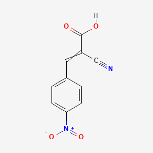 2-Cyano-3-(4-nitrophenyl)prop-2-enoic acid