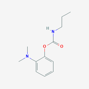 molecular formula C12H18N2O2 B14619877 2-(Dimethylamino)phenyl propylcarbamate CAS No. 60309-68-4