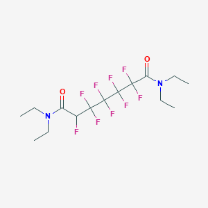 N~1~,N~1~,N~7~,N~7~-Tetraethyl-2,2,3,3,4,4,5,5,6-nonafluoroheptanediamide