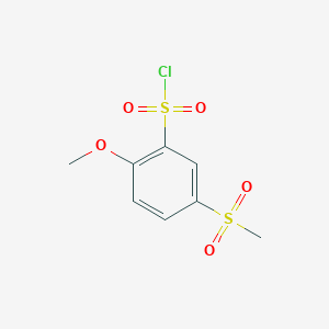 5-Methanesulfonyl-2-methoxybenzene-1-sulfonyl chloride