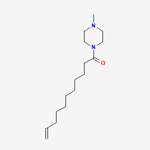 1-(4-Methylpiperazin-1-yl)undec-10-en-1-one