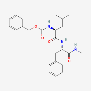 N-[(Benzyloxy)carbonyl]-L-leucyl-N-methyl-L-phenylalaninamide