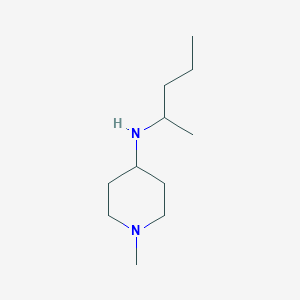 molecular formula C11H24N2 B1461994 1-methyl-N-(pentan-2-yl)piperidin-4-amine CAS No. 1019567-54-4
