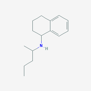 molecular formula C15H23N B1461995 N-(pentan-2-yl)-1,2,3,4-tetrahydronaphthalen-1-amine CAS No. 1020948-30-4