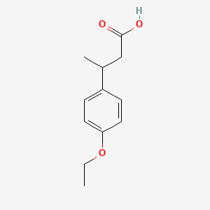 molecular formula C12H16O3 B1461997 3-(4-Ethoxyphenyl)-butyric acid CAS No. 6555-32-4