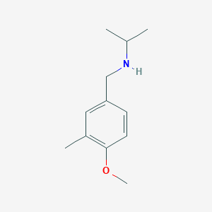 [(4-Methoxy-3-methylphenyl)methyl](propan-2-yl)amine