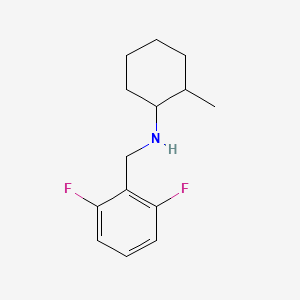molecular formula C14H19F2N B1462010 N-[(2,6-difluorophenyl)methyl]-2-methylcyclohexan-1-amine CAS No. 1019483-04-5