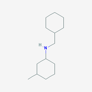 molecular formula C14H27N B1462022 N-(cyclohexylmethyl)-3-methylcyclohexan-1-amine CAS No. 1096347-90-8